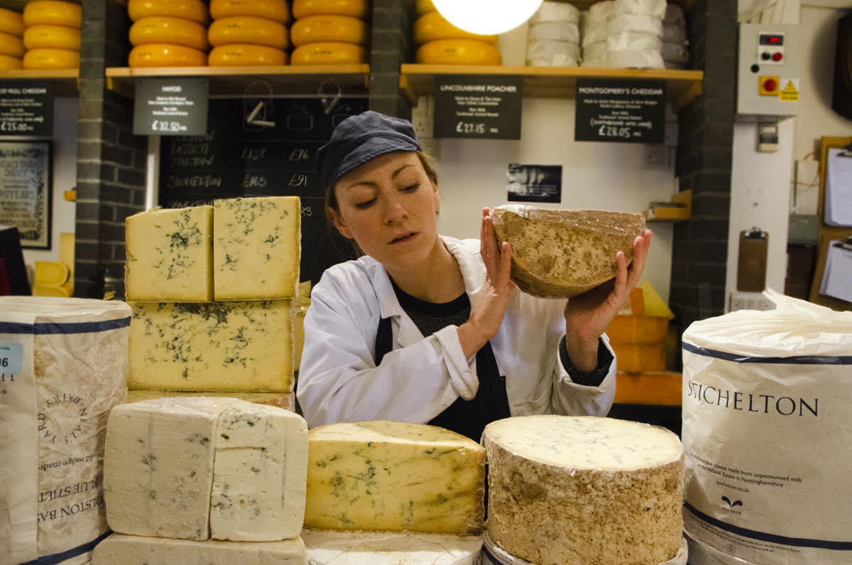 Neal's Yard Dairy - counter